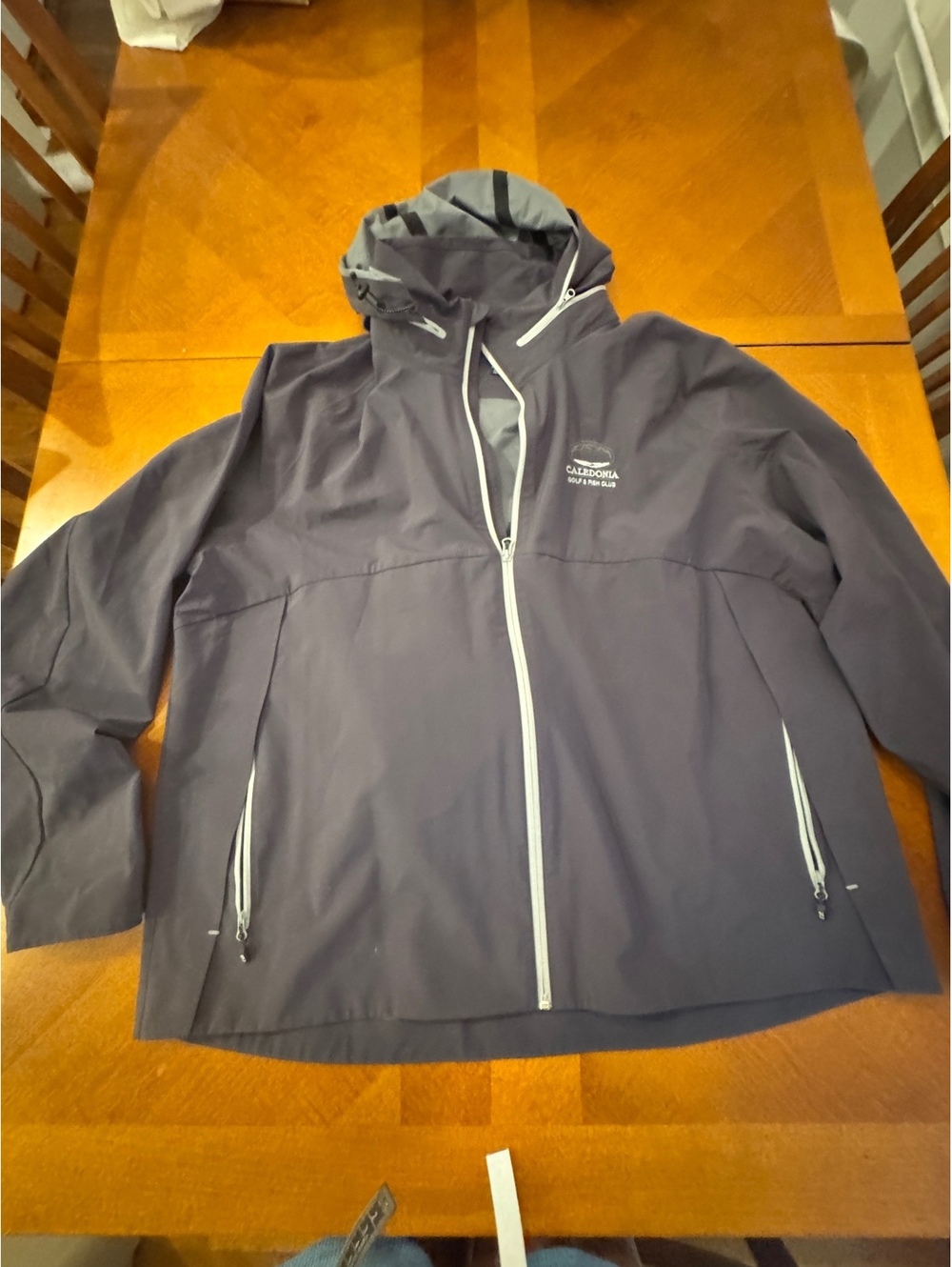 Cutter & Buck Caledonia Golf & Fish Club Men's Waterproof Hooded Jacket